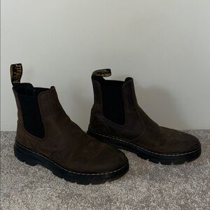 Dr. Martens Dark Brown Leather Boots